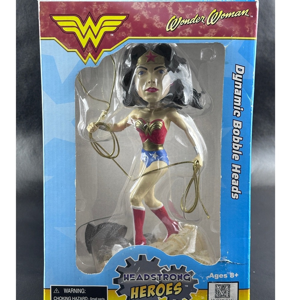 Wonder Woman Dynamic Bobble Head Headstrong Heroes Monogram DC Comics